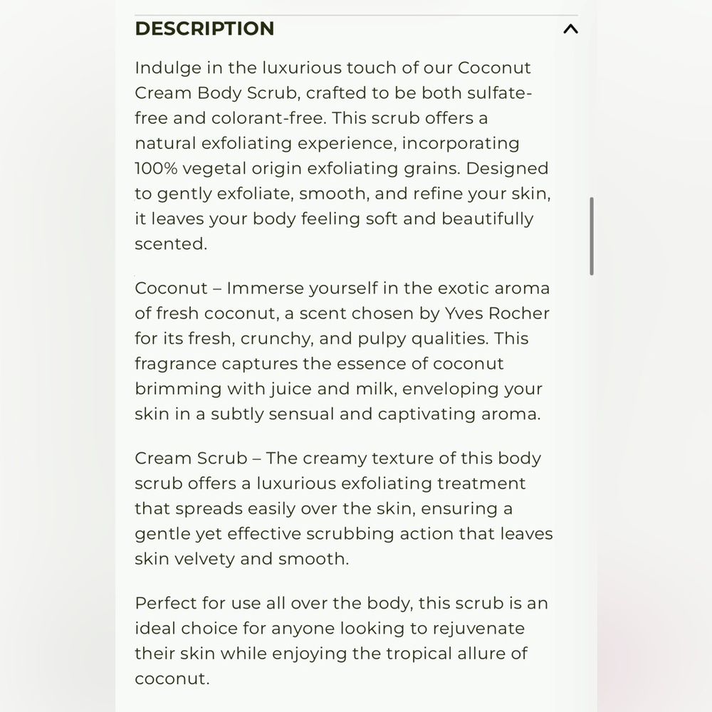 Yves Rocher Body Scrub - Picture 4 of 5